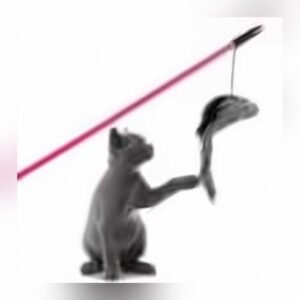 Pet Toy Stick Wand w/Mouse & Bell