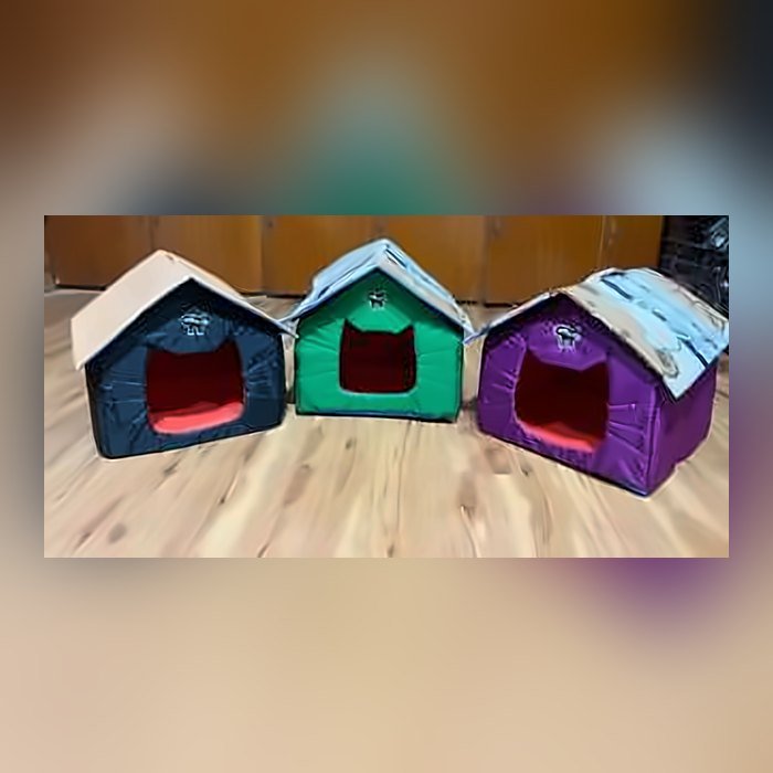 Single Cat House - Cat Face