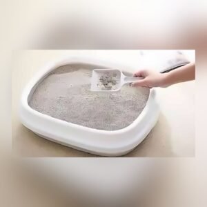 Litter Tray With Cover & Scoop Small (15"x13"x5")